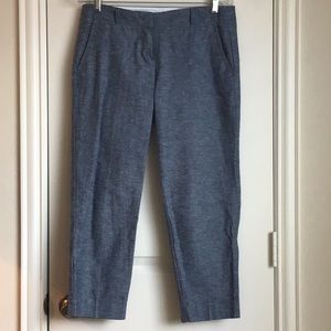 J. Crew 6 Petite linen cotton pant